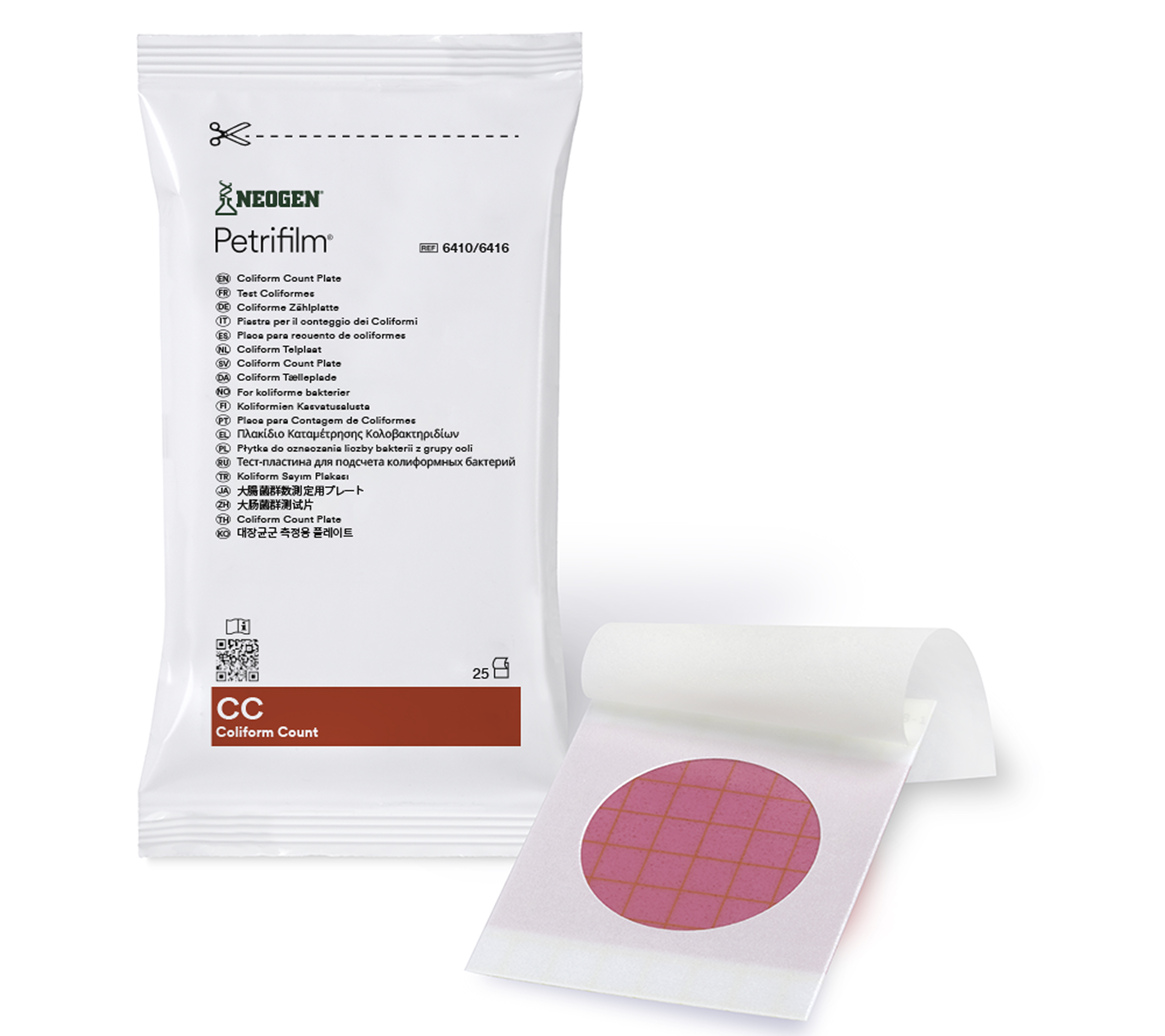 Petrifilm Coliform Count (CC) Plate
